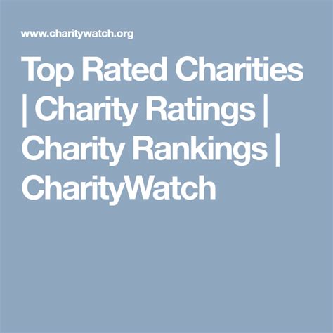 ratings for charities|Ratings .